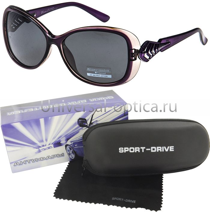 4704-s-PL очки для водителей Sport-drive (+футл.) col. 5/1, линза сер. от Торгового дома Универсал || universal-optica.ru