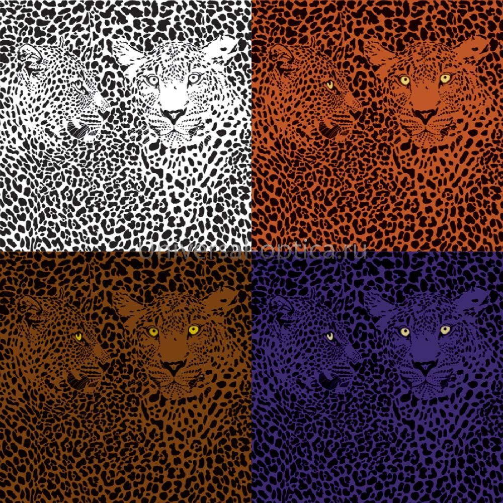 Салфетка из MF "УНИВЕРСАЛ" в индивидуальной упаковке (4шт.) Леопард (15*18см) Китай от Торгового дома Универсал || universal-optica.ru