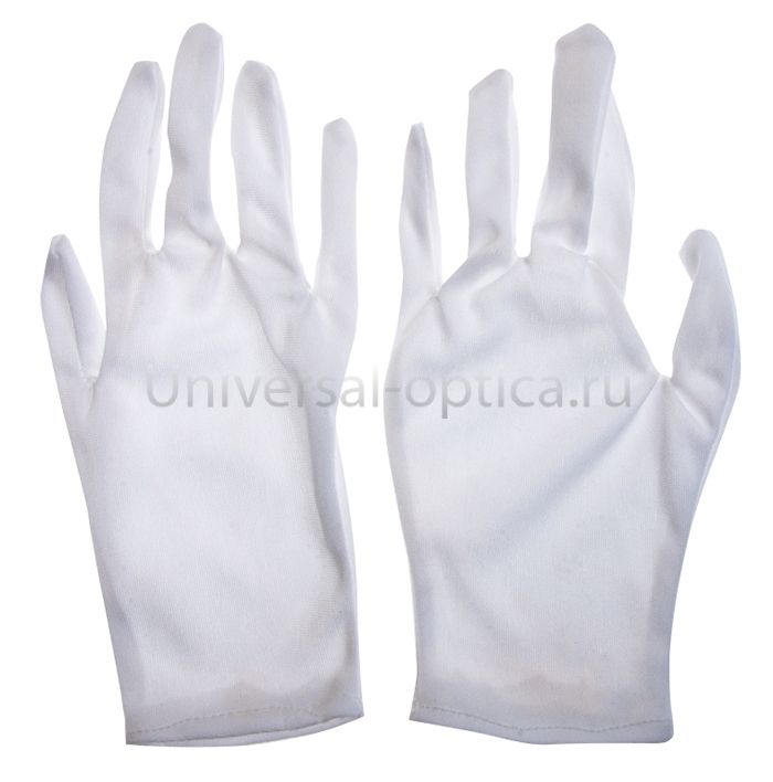 Перчатки  тканевые M белые от Торгового дома Универсал || universal-optica.ru