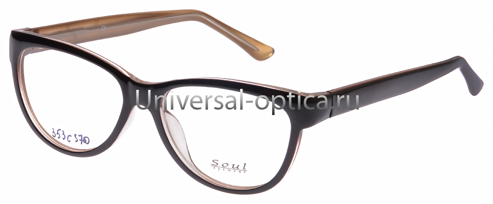 Оправа полимерная Soul S353 c. B370 от Торгового дома Универсал || universal-optica.ru