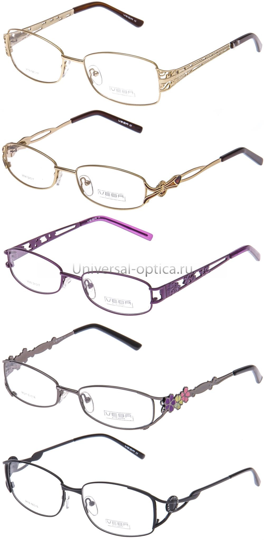 Оправа металлическая Veba-2 V107 col. 1 от Торгового дома Универсал || universal-optica.ru
