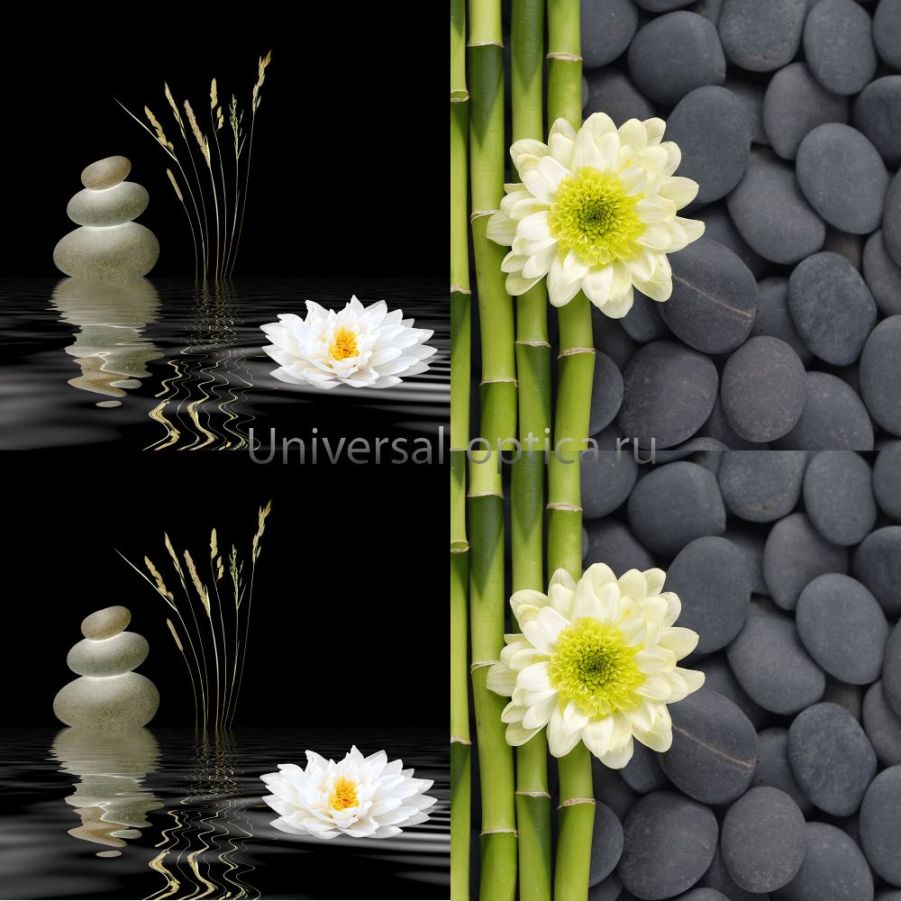 Салфетка из MF "УНИВЕРСАЛ" в индивидуальной упаковке (4шт.) Равновесие-2 (18*18см) Китай от Торгового дома Универсал || universal-optica.ru