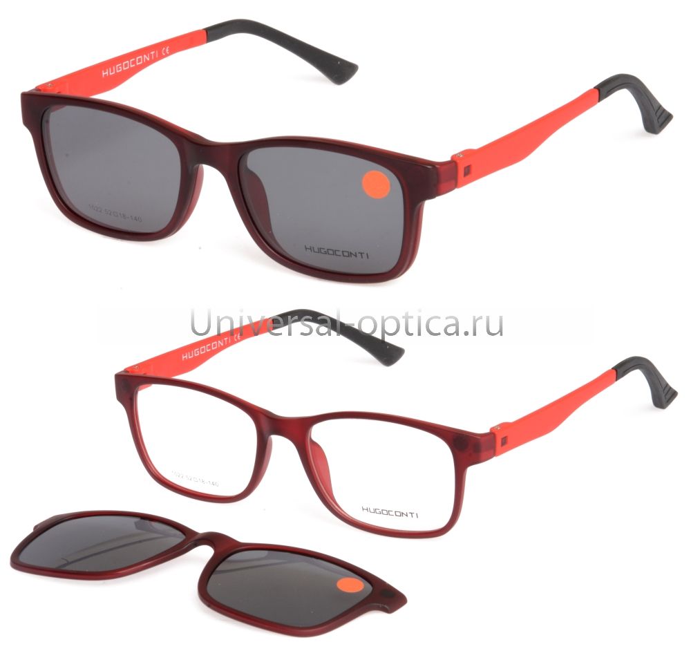 Оправа полимерная Hugoconti TR-100 1022 c. 2 + клипса от Торгового дома Универсал || universal-optica.ru