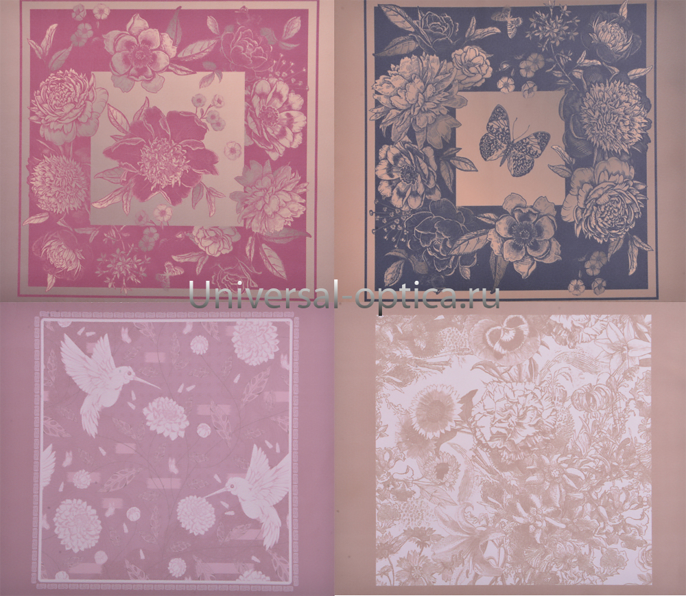 Салфетка из MF "УНИВЕРСАЛ" в индивидуальной упаковке (4шт.) Цветы-10 (15*18см) от Торгового дома Универсал || universal-optica.ru