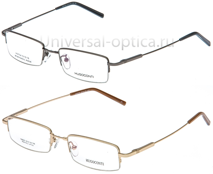 Оправа металлическая Hugoconti (memory) муж/полуобод от Торгового дома Универсал || universal-optica.ru