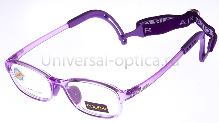 Оправа детская пластиковая Colibri new 8538 col. 8 (гибкий заушн.) с резиночкой  от Торгового дома Универсал || universal-optica.ru