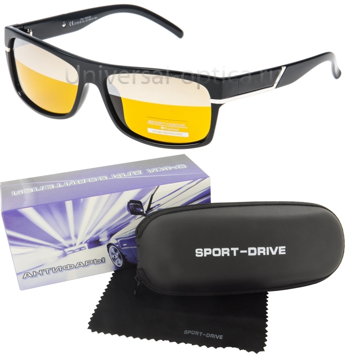 2709-s-PL+AR очки для водителей Sport-drive (+футл.) col. 5/5, линза корич. от Торгового дома Универсал || universal-optica.ru