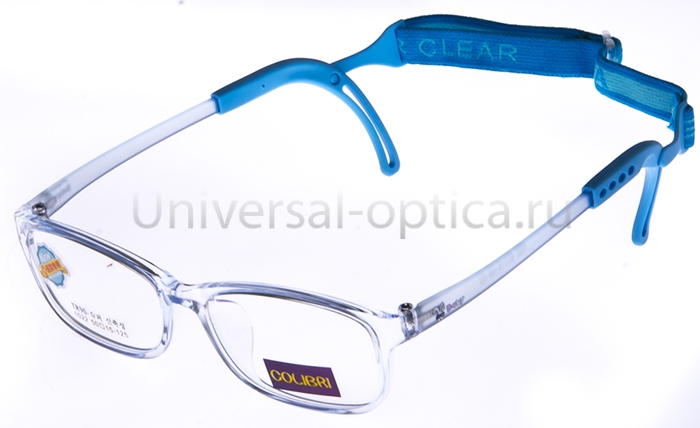 Оправа детская пластиковая Colibri new 1022 col. 3 (гибкий заушн.) с резиночкой  от Торгового дома Универсал || universal-optica.ru
