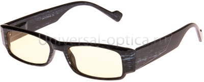 156-4 очки для работы на комп. Panorama (меланин) в футляре 0.00 от Торгового дома Универсал || universal-optica.ru