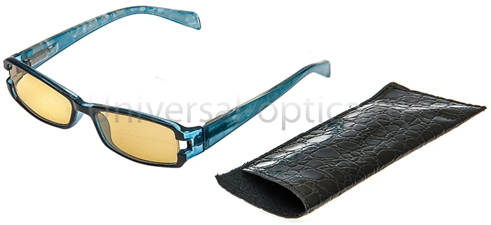 2001-4 очки для работы на комп. Universal (меланин) в футляре 0.00 от Торгового дома Универсал || universal-optica.ru