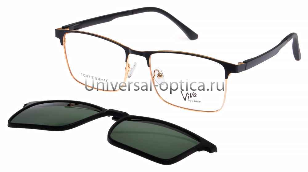 Оправа металлическая Viva TJ2177 c. 2 + клипса (Pl) от Торгового дома Универсал || universal-optica.ru