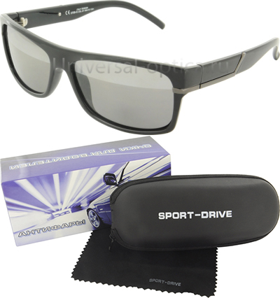 2708-s-PL+AR очки для водителей Sport-drive в футляре c. 5/1, линза сер. от Торгового дома Универсал || universal-optica.ru