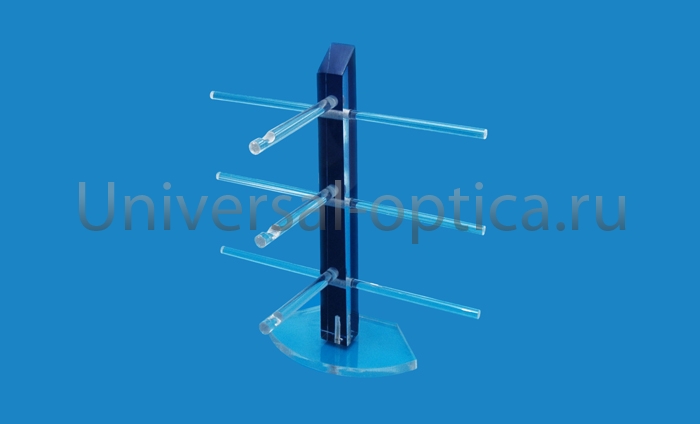 Подставка настольная CV22-3 (на 3 оправы) (230х190х145мм) от Торгового дома Универсал || universal-optica.ru