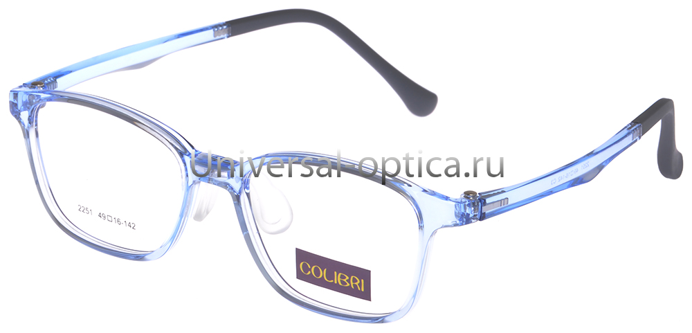 Оправа детская пластиковая Colibri 2251 c. 3 от Торгового дома Универсал || universal-optica.ru