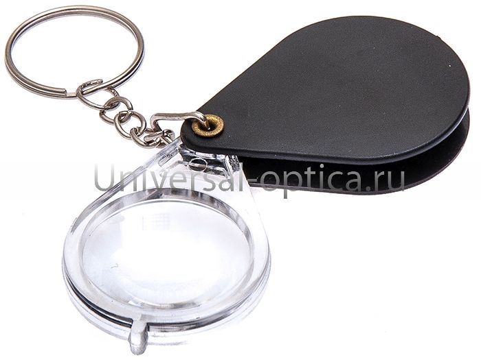 Лупа полимерная карманная d.30 (х5) "Брелок" от Торгового дома Универсал || universal-optica.ru