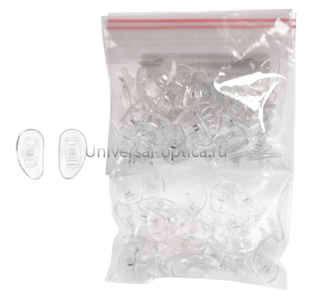 Носовые упоры силиконовые на винтах правый+левый (15*8) (50 пар) от Торгового дома Универсал || universal-optica.ru