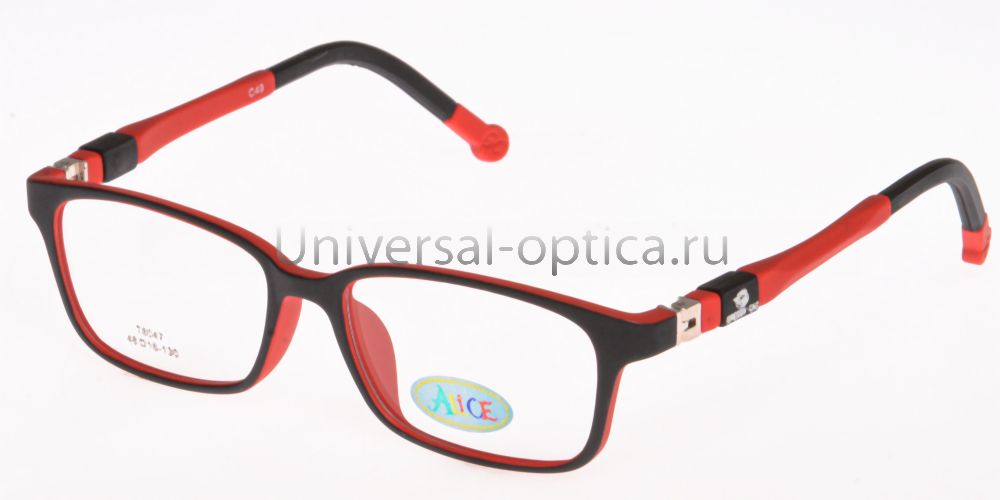 Оправа детская пластиковая Alice T8047 c. 49 TR-90 с флексом-180 от Торгового дома Универсал || universal-optica.ru