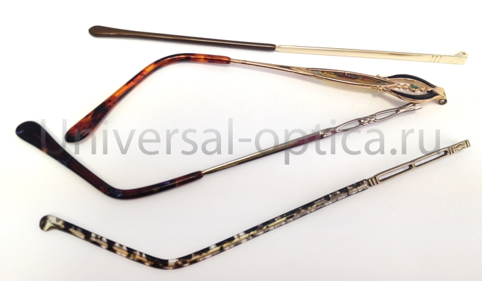 Заушник металл в ассортименте  без флексов (1 пара) от Торгового дома Универсал || universal-optica.ru