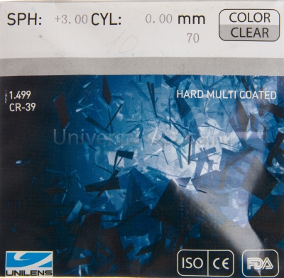 Линза полимерная 1.49 HMC UNILENS от Торгового дома Универсал || universal-optica.ru