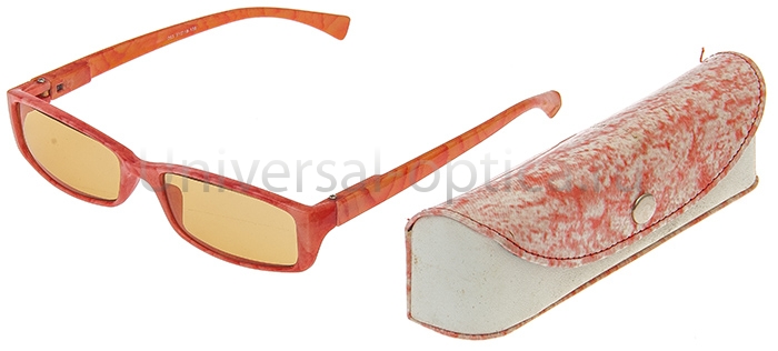 053-4 очки для работы на комп. Panorama (меланин) в футляре 0.00 от Торгового дома Универсал || universal-optica.ru