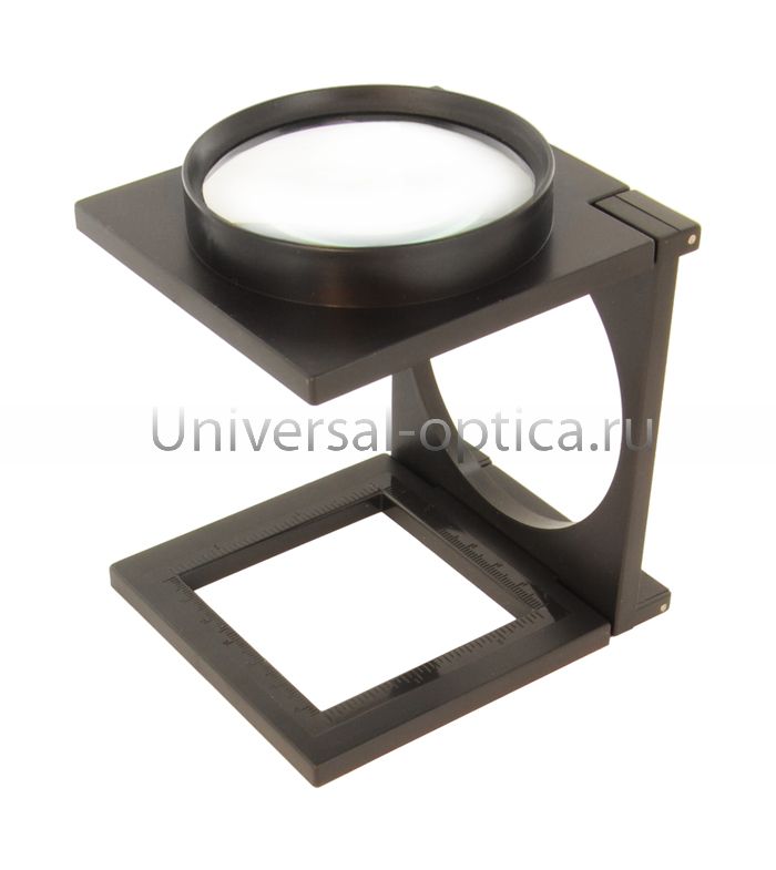 Лупа настольная пл. d.110 (х2) на подставке, склад. от Торгового дома Универсал || universal-optica.ru