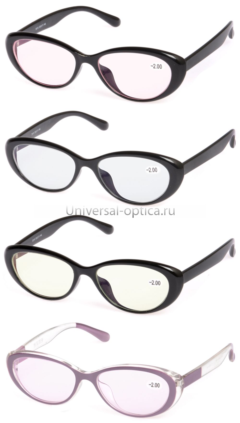 2015 очки корригирующие Panorama (тн. а/бл.) от Торгового дома Универсал || universal-optica.ru