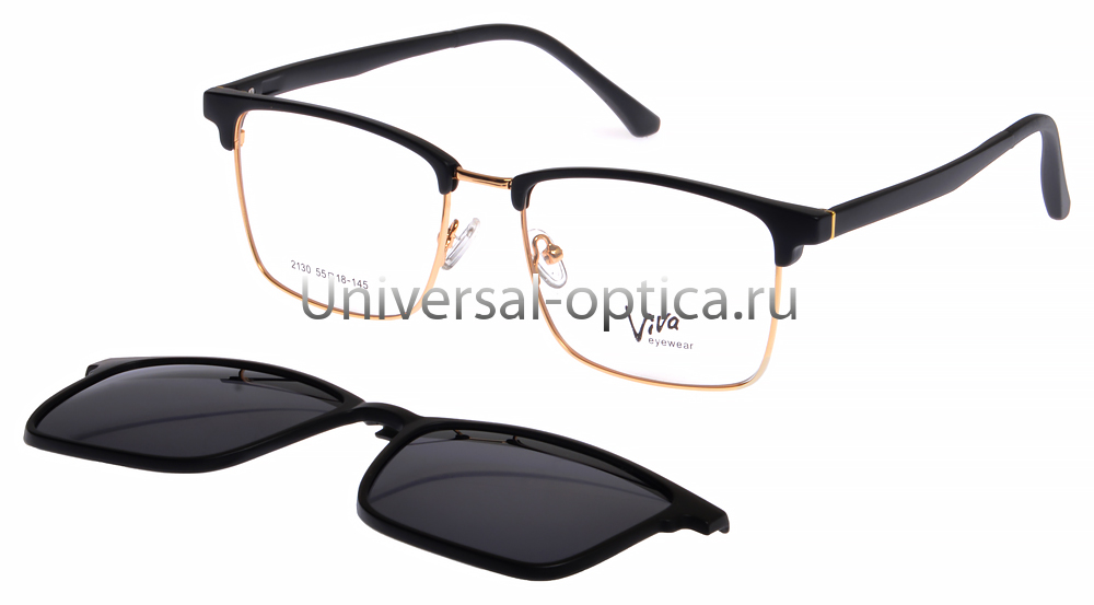 Оправа металлическая Viva 2130 c. 2 + клипса (Pl) от Торгового дома Универсал || universal-optica.ru