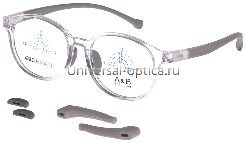 Оправа детская пластиковая A&B Y8830 col.  со стопперами от Торгового дома Универсал || universal-optica.ru