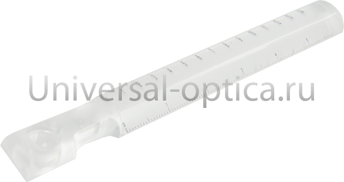Лупа полимерная 11-21 (х2) линейка (19161-MG) от Торгового дома Универсал || universal-optica.ru