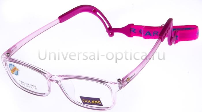 Оправа детская пластиковая Colibri new 1022 col. 1 (гибкий заушн.) с резиночкой  от Торгового дома Универсал || universal-optica.ru