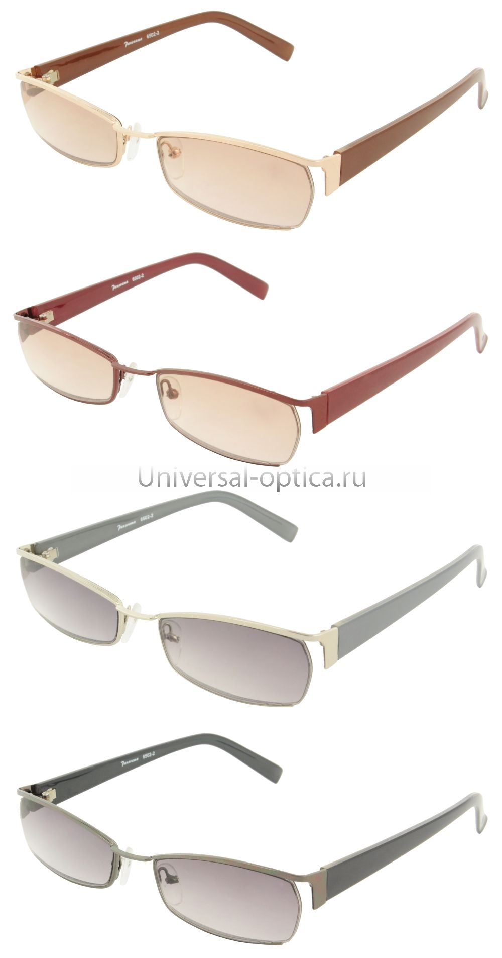6502-2 очки корригирующие Panorama (тонированные) от Торгового дома Универсал || universal-optica.ru