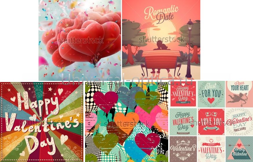 Салфетка из MF "УНИВЕРСАЛ" в индивидуальной упаковке (5шт.) Валентинка-5 (18*18см) от Торгового дома Универсал || universal-optica.ru