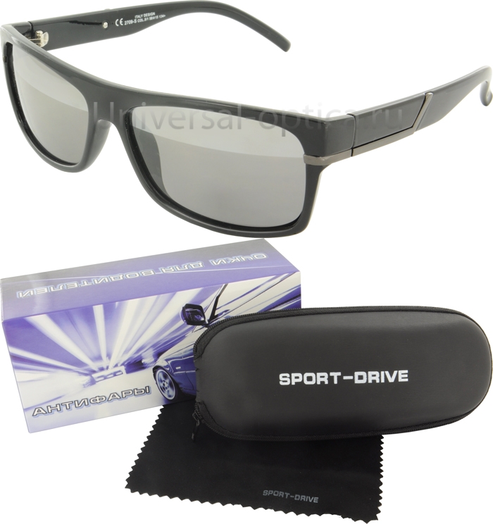 2709-s-PL+AR очки для вод. Sport-drive (+футл.) col. 5/1, линза сер. от Торгового дома Универсал || universal-optica.ru