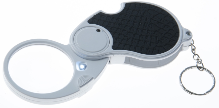 Лупа полимерная 18-45 (х5) складн. с подсв. от Торгового дома Универсал || universal-optica.ru