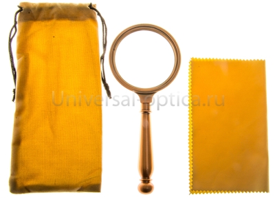 Лупа металлическая 17-65 (х4) без коробки от Торгового дома Универсал || universal-optica.ru