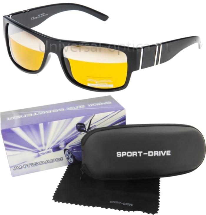 2708-s-PL+AR очки для вод. Sport-drive (+футл.) col. 5/5, линза корич. от Торгового дома Универсал || universal-optica.ru