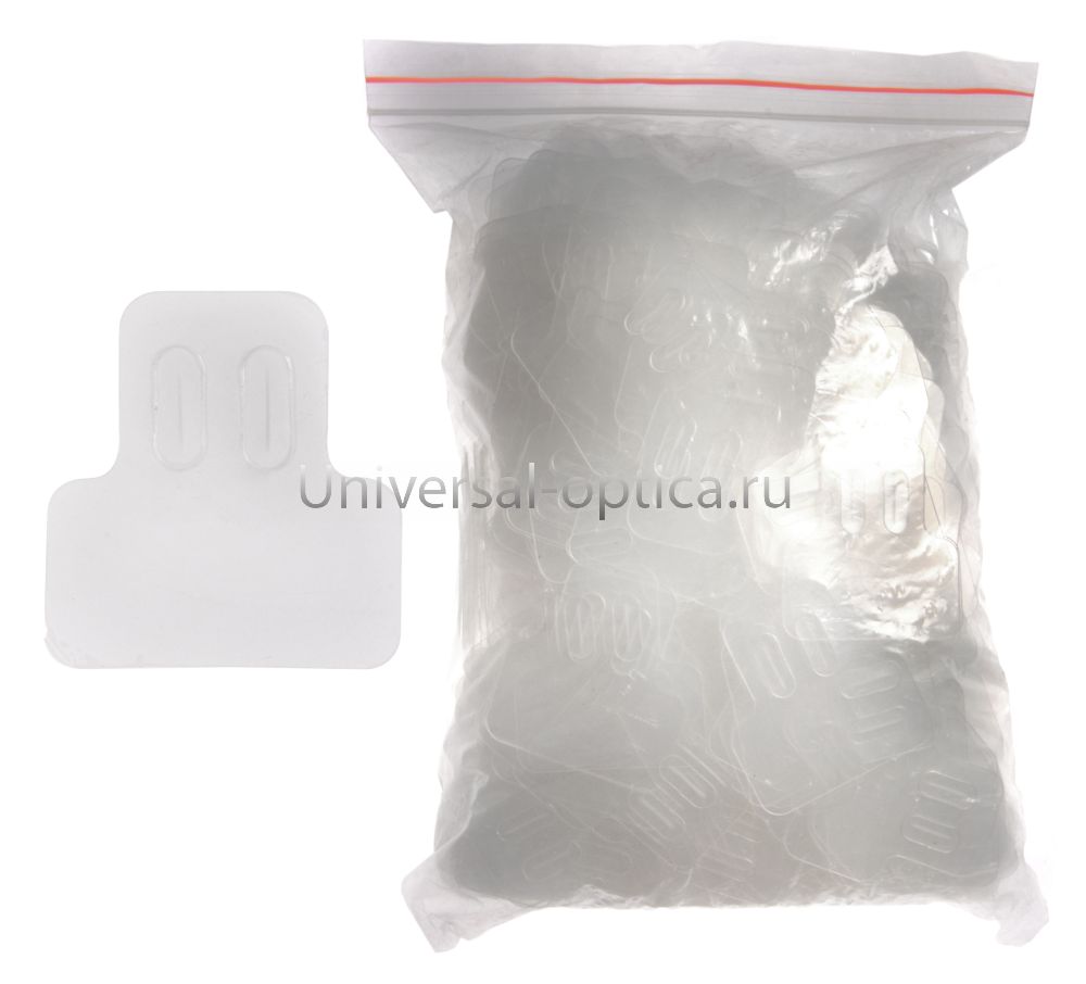 Ценник упак 1000 шт (40х42мм) полимерный от Торгового дома Универсал || universal-optica.ru