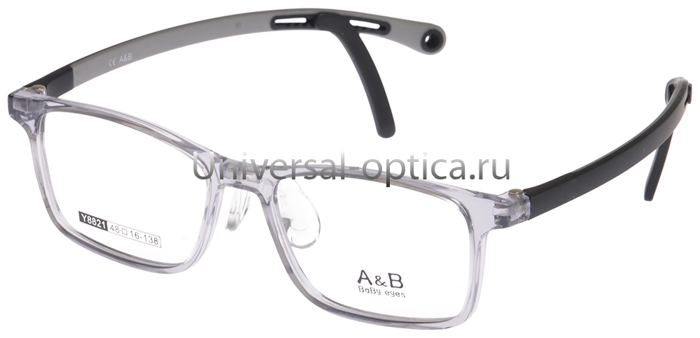 Оправа детская пластиковая A&B Y8821 col. 1 со стопперами от Торгового дома Универсал || universal-optica.ru
