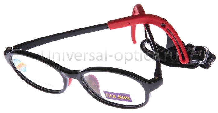 Оправа детская пластиковая Colibri new 8372 col. 9 (гибкий заушн.) с резиночкой  от Торгового дома Универсал || universal-optica.ru