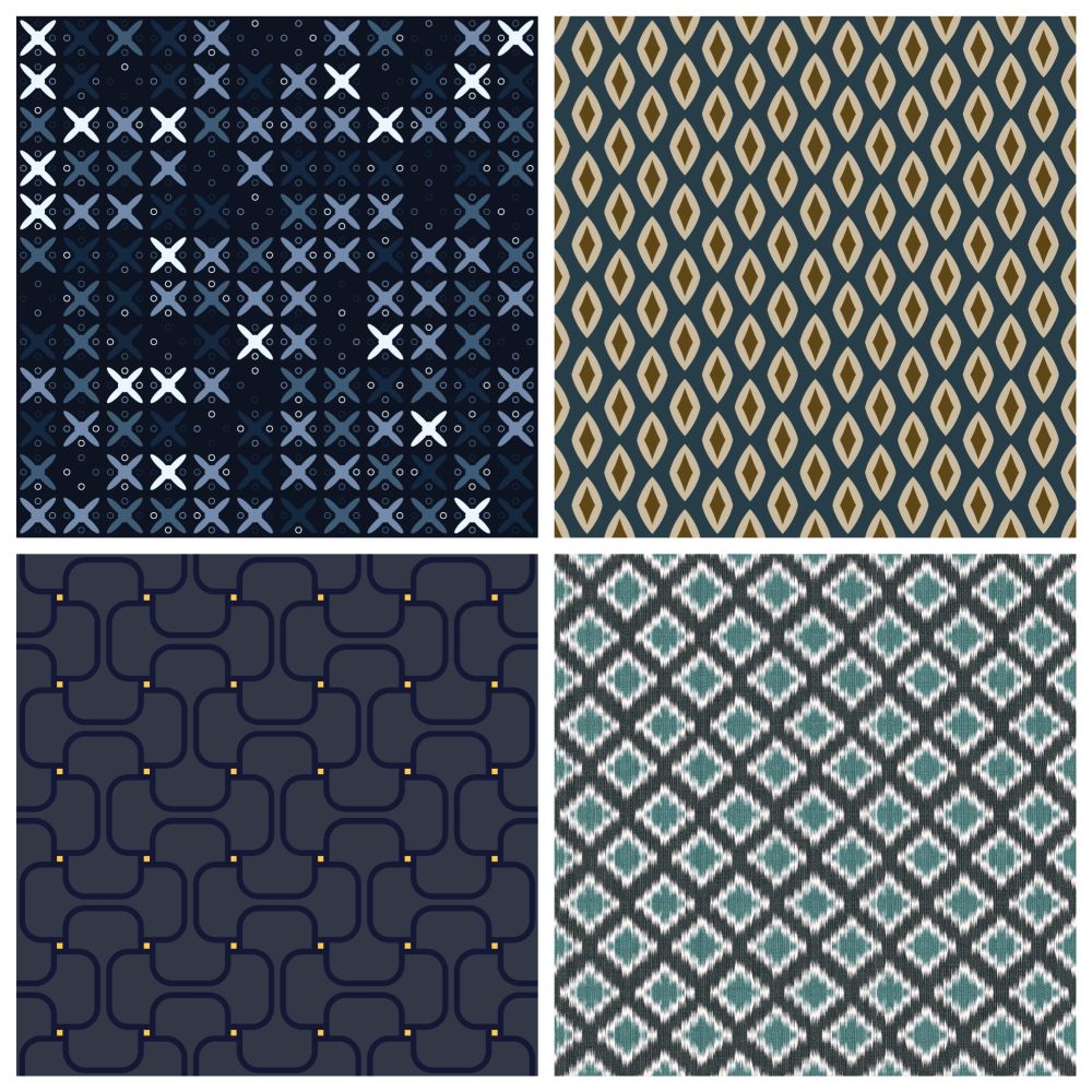 Салфетка из MF "УНИВЕРСАЛ" в индивидуальной упаковке (4шт.) Узор-9 (15*18см) от Торгового дома Универсал || universal-optica.ru