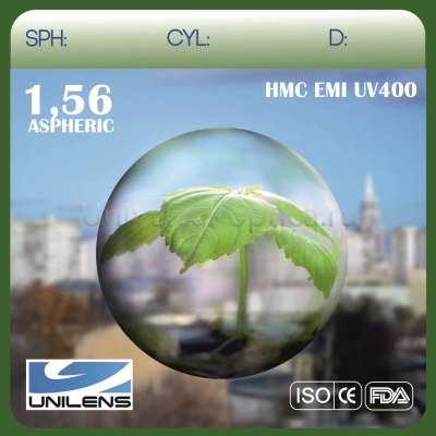 Линза полимерная 1.56 AS HMC EMI UV UNILENS от Торгового дома Универсал || universal-optica.ru