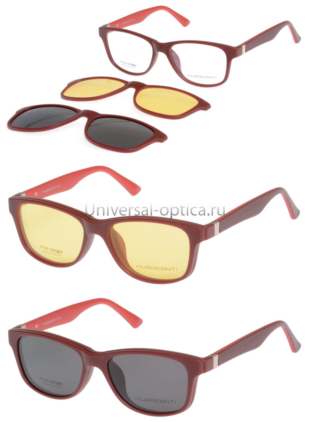 Оправа полимерная Hugoconti TR-100 8414 c. 3 + клипса от Торгового дома Универсал || universal-optica.ru