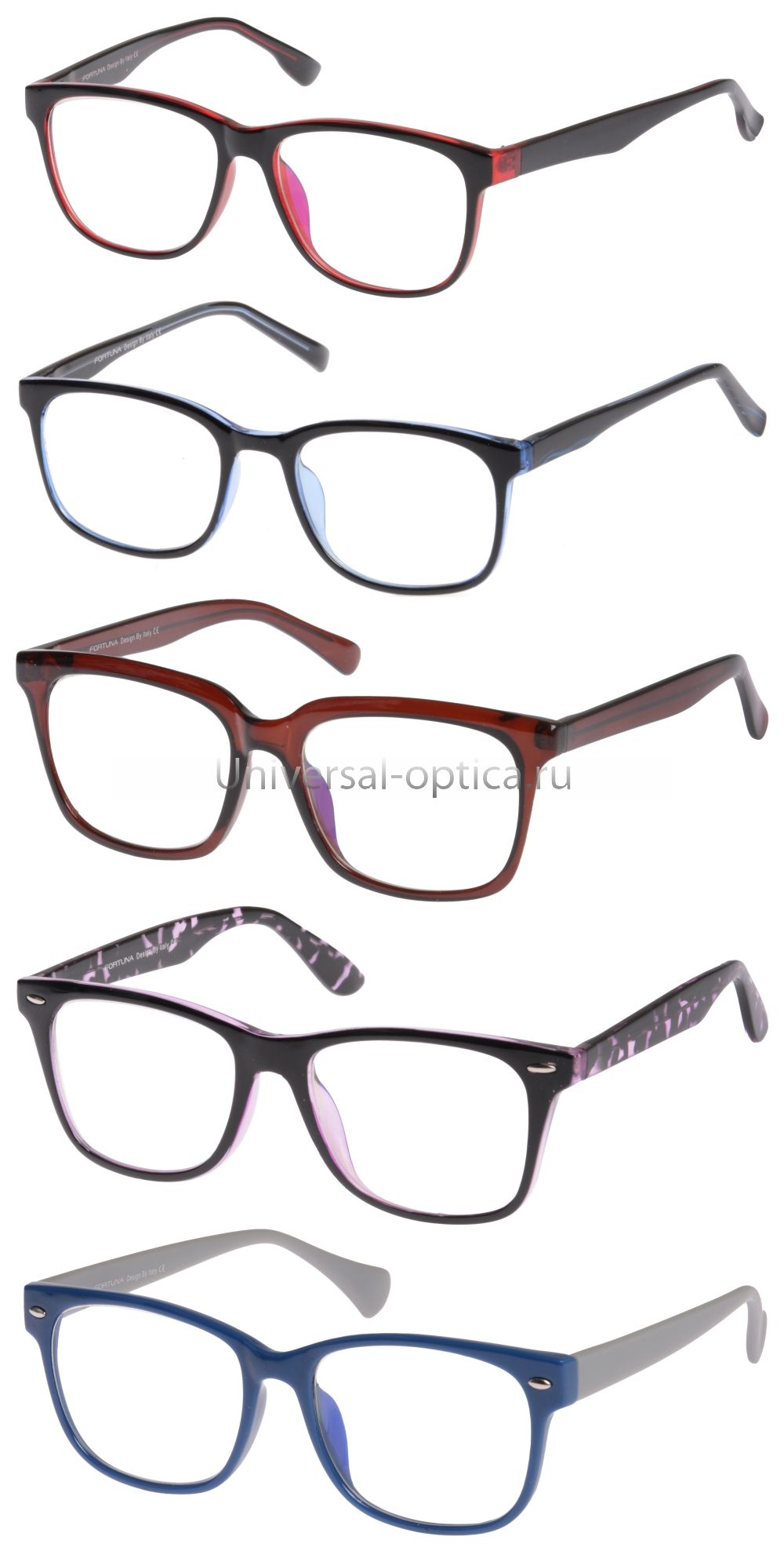 Очки для работы на комп. Fortuna полимерная 0.00* УС от Торгового дома Универсал || universal-optica.ru