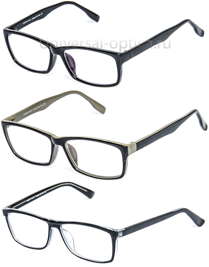 Очки для работы на комп. Fortuna полимерная 0.00* муж. от Торгового дома Универсал || universal-optica.ru