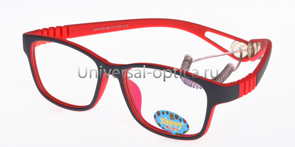 Оправа детская пластиковая Happy kids со шнурком-пружинкой от Торгового дома Универсал || universal-optica.ru