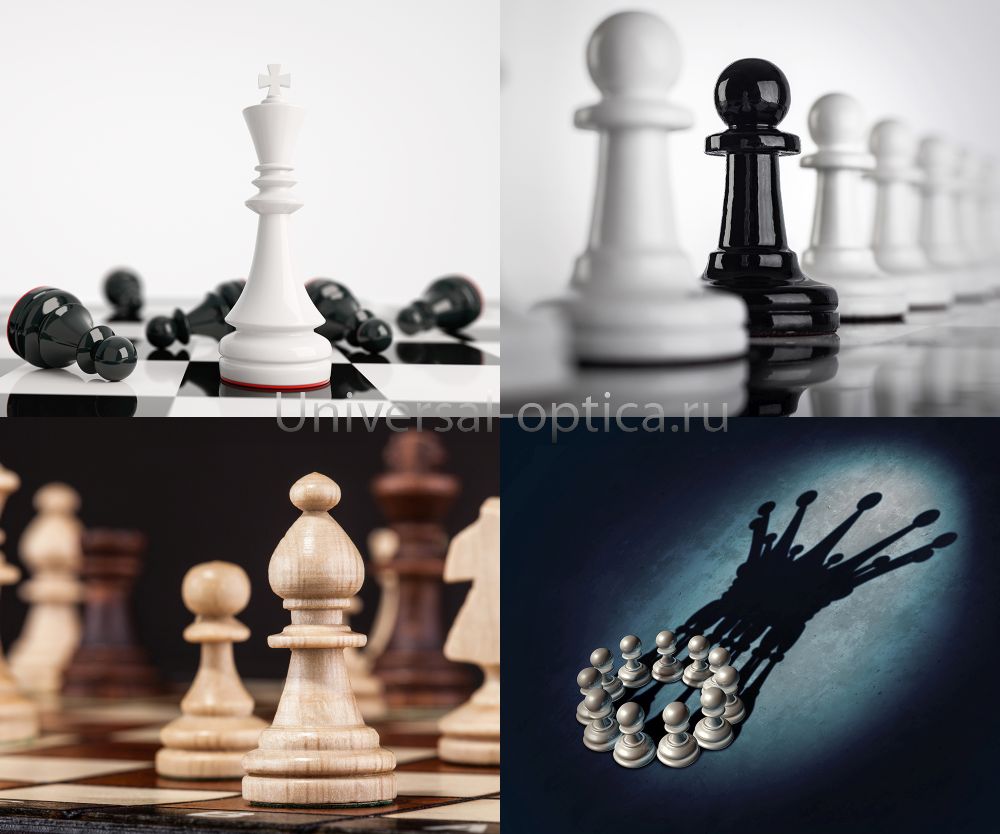 Салфетка из MF "УНИВЕРСАЛ" в индивидуальной упаковке (4шт.) Шахматы (15*18см) Китай от Торгового дома Универсал || universal-optica.ru