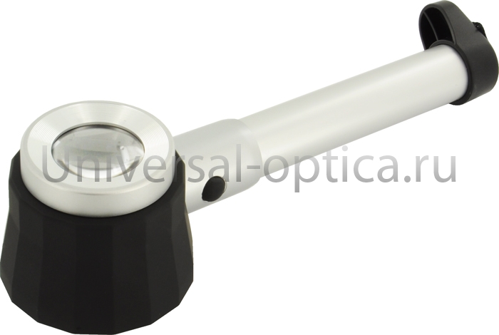 Лупа металлическая 18-25 (х2) с подсв. от Торгового дома Универсал || universal-optica.ru