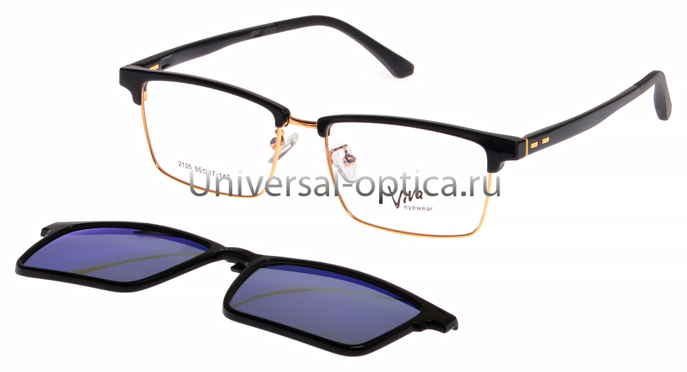 Оправа металлическая Viva 2135 c. 4 + клипса (Pl) от Торгового дома Универсал || universal-optica.ru