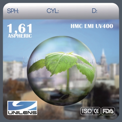 Линза полимерная 1.60 AS HMC EMI UV UNILENS от Торгового дома Универсал || universal-optica.ru