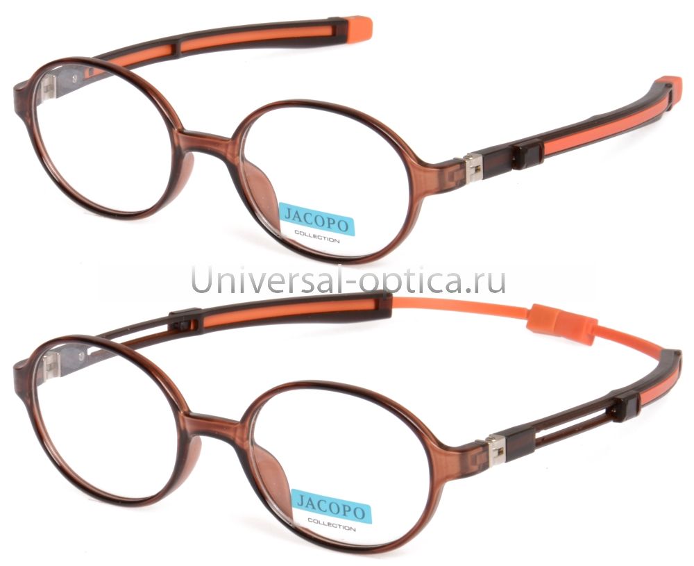 Оправа детская пластиковая Jacopo ET114 col. 3 со шнурком на магнитах от Торгового дома Универсал || universal-optica.ru